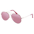 Kensie Carissa Women's Shiny Metal Aviator Sunglasses by DailySale