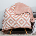 Kensie Super-Soft Reversible Sherpa Fleece Throw Blanket by DailySale