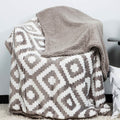 Kensie Super-Soft Reversible Sherpa Fleece Throw Blanket by DailySale
