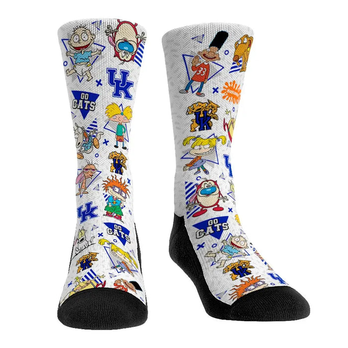 Kentucky Wildcats - 90's Nickelodeon Characters All-Over by Rock 'Em Socks