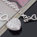 "Key To My Heart" Toggle Charm Bracelet by DailySale