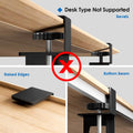 Keyboard Mouse Tray Under Desk Retractable Slide Out Drawer with C Clamp by DailySale