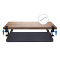Keyboard Mouse Tray Under Desk Retractable Slide Out Drawer with C Clamp by DailySale