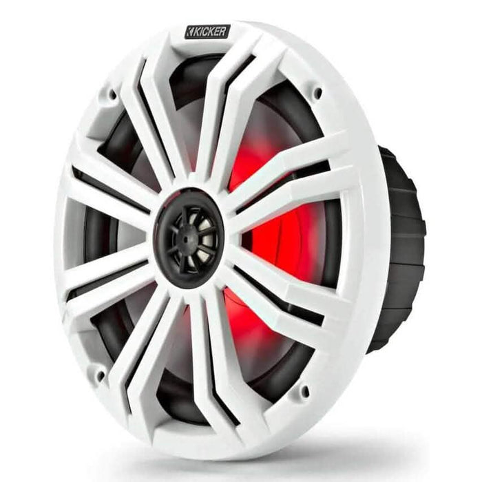 Kicker Pair 45KM84L 8" 600 Watt Marine Boat Waterproof Speakers (Refurbished) by DailySale