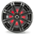 KICKER Pair 45KM84L 8" 600 Watt Marine Boat Waterproof Speakers w/LED's KM8 (Refurbished) by DailySale
