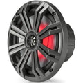 KICKER Pair 45KM84L 8" 600 Watt Marine Boat Waterproof Speakers w/LED's KM8 (Refurbished) by DailySale
