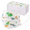 Kids 3-Ply Disposable Dinosaur Face Masks