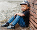 Kids Black Slip-On Dress Shoes – Vegan Leather Toddler Formal Shoes by ozznekshoes