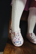 Kids Floral Mary Janes – Breathable Flower Pattern Toddler Dress Shoes by ozznekshoes