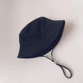 Kids Linen Sun Hat – Fisherman Bucket Hat for Toddlers with Adjustable Strap by ozznekshoes