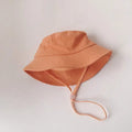 Kids Linen Sun Hat – Fisherman Bucket Hat for Toddlers with Adjustable Strap by ozznekshoes