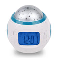 Kids Music Star Sky LED Projection Lamp Digital Alarm Clock by DailySale