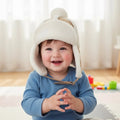 Kids Sherpa Aviator Winter Hat with Ear Flaps | Warm Fleece Pullover by ozznekshoes