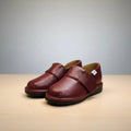 Kids Slip-On Dress Shoes – Toddler School & Wedding Shoes with Easy-Close Velcro Strap by ozznekshoes
