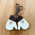 Kids Winter Gloves with String | Warm Toddler Mittens 2-5Y by ozznekshoes