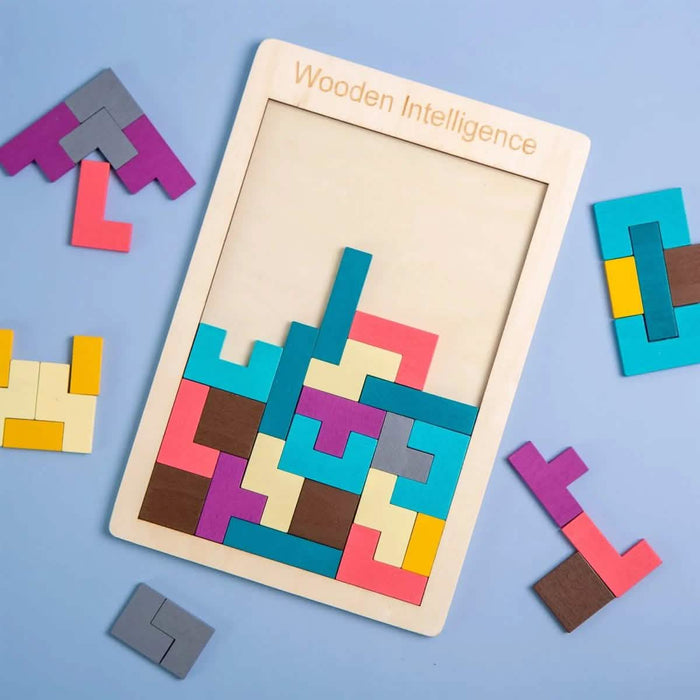 Kids Wood Logic Puzzle by DailySale