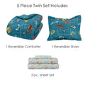 Kidz Mix Level Up Glow In The-Dark Bed In A Bag by DailySale