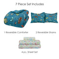 Kidz Mix Level Up Glow In The-Dark Bed In A Bag by DailySale