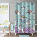 Kidz Mix Magical Unicorn Shower Curtain by DailySale
