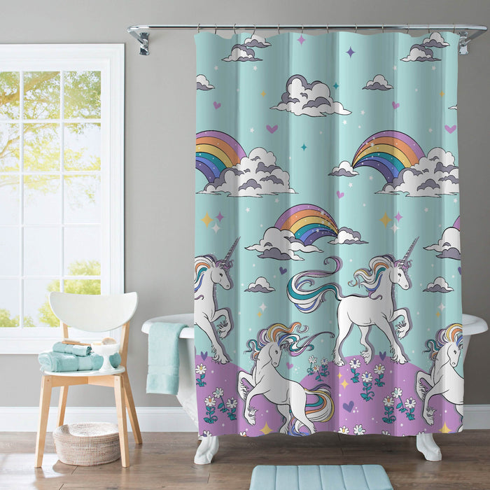 Kidz Mix Magical Unicorn Shower Curtain by DailySale