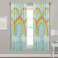 Kidz Mix Rainbow Clouds Window Panel Pair by DailySale