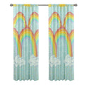 Kidz Mix Rainbow Clouds Window Panel Pair by DailySale