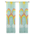 Kidz Mix Rainbow Clouds Window Panel Pair by DailySale