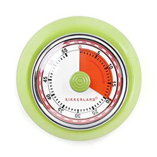 Kikkerland Magnetic Kitchen Green Timer by DailySale
