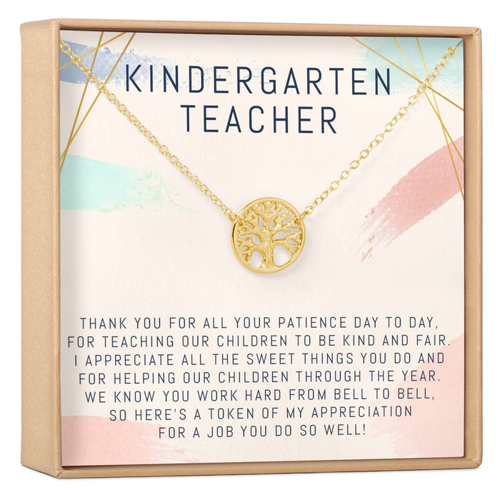 Kindergarten Teacher Necklace, Multiple Styles Jewelry by Dear Ava