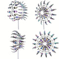 Kinetic Wind Sculptures & Spinners 3D Wind Spinner Wind Powered Wind Art by DailySale