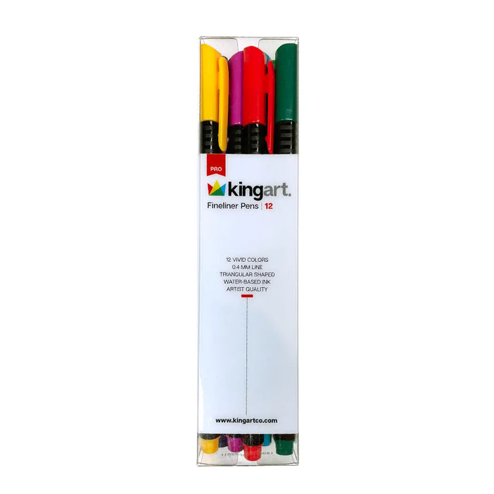 King Art Pro Fineliner Custom-12 Set by ShopSketchBox