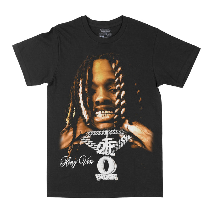 King Von "Big Face" Graphic Tee by Obsessed with graphic tees