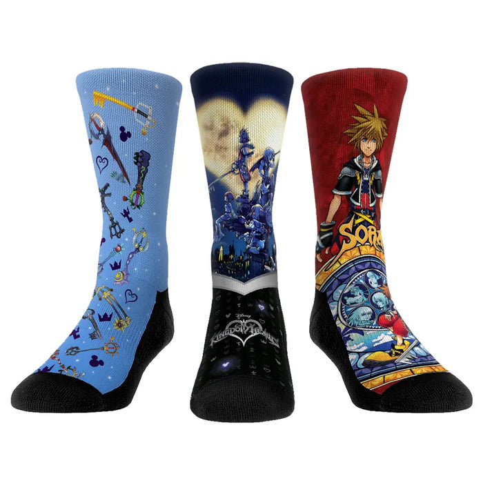 Kingdom Hearts - 3-Pack by Rock 'Em Socks