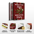 Kisses And Wishes Mistletoe Sign by Tailored Canvases