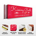 Kissing Booth "Open For Business" Sign by Tailored Canvases