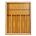 Kitchen Bamboo Expandable Cutlery Utensil Drawer Organizer by DailySale