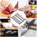 Kitchen Chef Knife Sharpener Fixed Rotation Angle with 4 Whetstones by DailySale