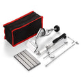 Kitchen Chef Knife Sharpener Fixed Rotation Angle with 4 Whetstones by DailySale