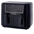 Kitchen HQ 10-in-1 9-Quart Dual Air Fryer with Kebabs (Refurbished) by DailySale