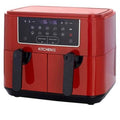 Kitchen HQ 10-in-1 9-Quart Dual Air Fryer with Kebabs (Refurbished) by DailySale