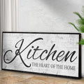 Kitchen Is The Heart Of The Home Sign II by Tailored Canvases