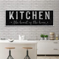 Kitchen Is The Heart Of The Home Sign III by Tailored Canvases