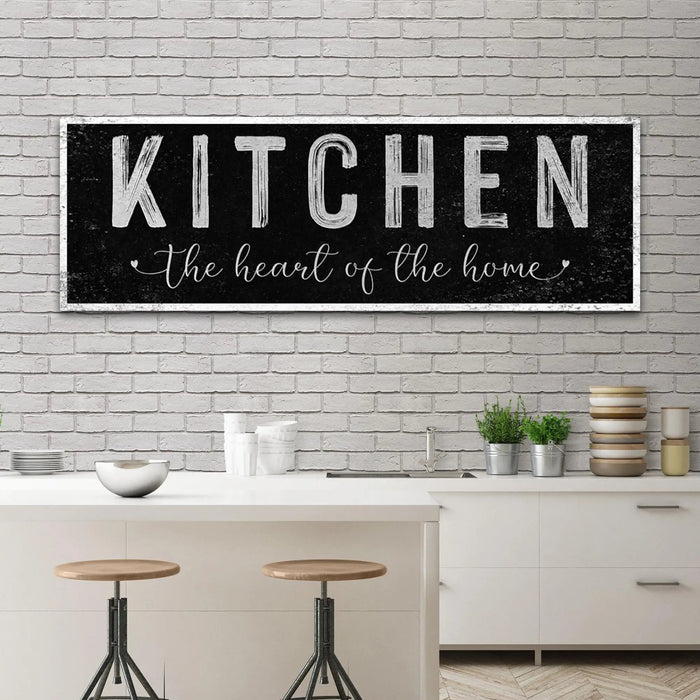 Kitchen Is The Heart Of The Home Sign III by Tailored Canvases