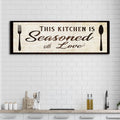 Kitchen Seasoned With Love Sign lll by Tailored Canvases