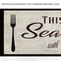 Kitchen Seasoned With Love Sign lll by Tailored Canvases