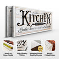 Kitchen Sign XII by Tailored Canvases