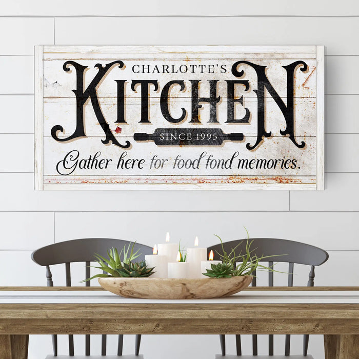 Kitchen Sign XII by Tailored Canvases