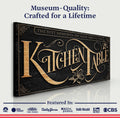 Kitchen Table Sign by Tailored Canvases