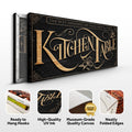 Kitchen Table Sign by Tailored Canvases