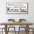 Kitchen Table Wall Art Sign by Tailored Canvases